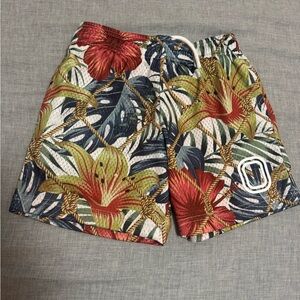 Tropical Floral Kids Shorts